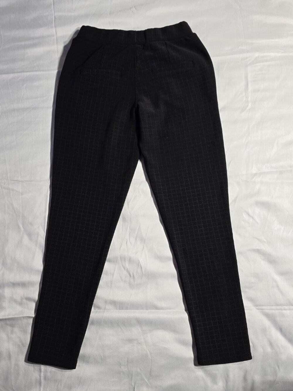 Maze Collection Black Windowpane Trousers PS Stretch Pull On Pants - Picture 6 of 16